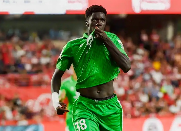 Assane Diao, la joya de la cantera del Betis